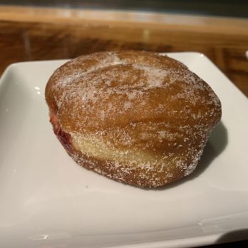 Kuppa Joy Coffee House - Raspberry filling donut - Coffee & Tea Near Me - Clovis, California