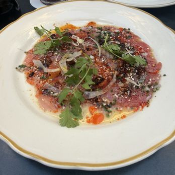 Beverley’s Bistro & Bar - Tuna carpaccio - Cocktail Bars Near Me - Dallas, Texas Beverley’s Bistro & Bar - Tuna carpaccio - Cocktail Bars Near Me - Dallas, Texas