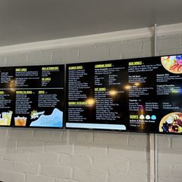 Full menu