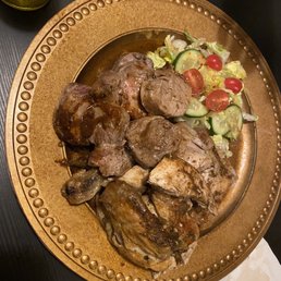 Pork & Chicken jerk combo