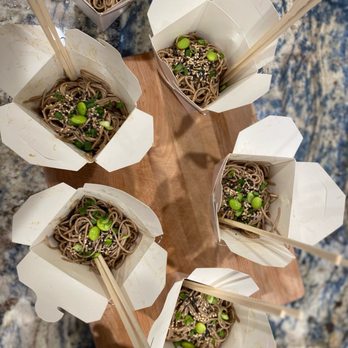 Dennis Addison - Presentation meets flavor in this creative, simple noodle dish. - Personal Chefs Near Me Dennis Addison - Presentation meets flavor in this creative, simple noodle dish. - Personal Chefs Near Me