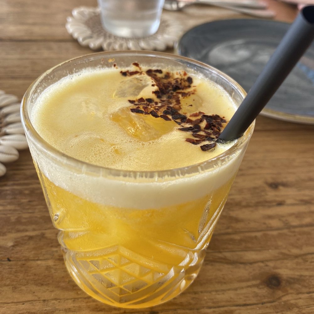 Restaurant Shellona Beach - Spicy cocktail - Greek Near Me - Pismo Beach, California