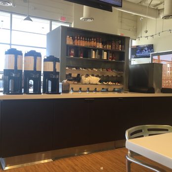 Scramble, a breakfast & lunch joint - Full hot sauce and coffee condiment bar. - Breakfast & Brunch Near Me - Tempe, Arizona