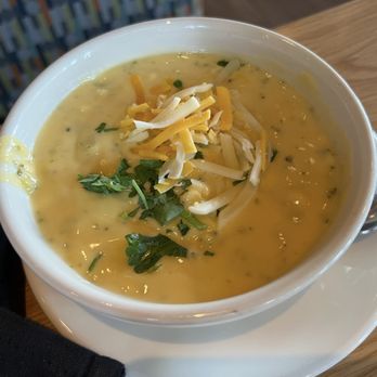 BJ's Restaurant & Brewhouse - Broccoli Cheddar Soup - Pizza Near Me - Brookfield, Wisconsin BJ's Restaurant & Brewhouse - Broccoli Cheddar Soup - Pizza Near Me - Brookfield, Wisconsin