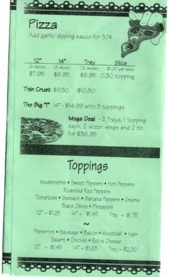 Menu photo 2 Ianazone's Homemade Pizza Poland, OH