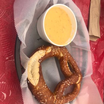 The Troll Tavern - Pretzel with beer cheese - American Near Me - Helen, Georgia The Troll Tavern - Pretzel with beer cheese - American Near Me - Helen, Georgia