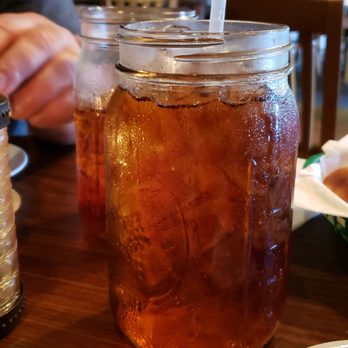 Cheryl's Open Pit Steak House - Drinks served in Mason jars. Refilled if you ask. - Steakhouses Near Me - Ocean Springs, Mississippi Cheryl's Open Pit Steak House - Drinks served in Mason jars. Refilled if you ask. - Steakhouses Near Me - Ocean Springs, Mississippi