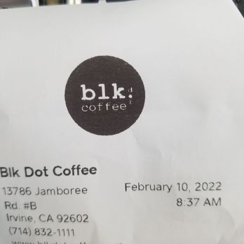 Blk Dot Coffee - Rudest coffee shop I've been to yet. - Coffee & Tea Near Me - Irvine, California