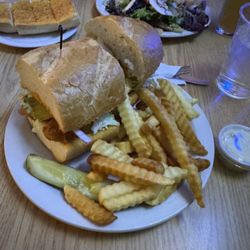 Fat Tuesday's - Cod Po' Boy w/ fries