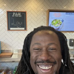 Me smiling
