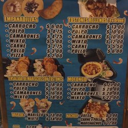 Pleasure of the Sea - Menu