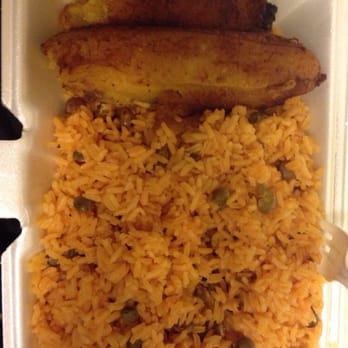 Alex's Chimis - Rice and sweet plantains - Dominican Near Me - Jamaica Plain, Massachusetts