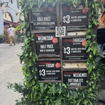 Edwin Mills by Equator - Weekly specials menu posted outside - New American Near Me - Pasadena, California Edwin Mills by Equator - Weekly specials menu posted outside - New American Near Me - Pasadena, California