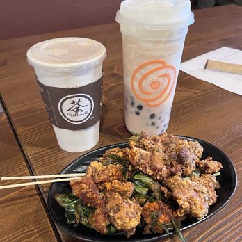 Green Shaker - 11. Popcorn Chicken 鹽酥雞 - Bubble Tea Near Me - Walnut, California Green Shaker - 11. Popcorn Chicken 鹽酥雞 - Bubble Tea Near Me - Walnut, California
