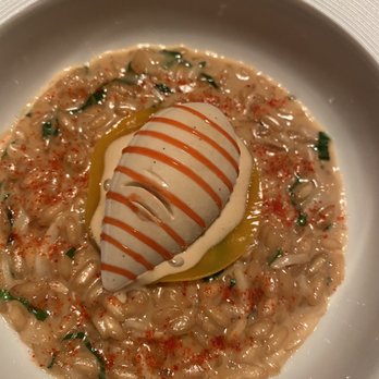 The Fat Duck - Crab risotto with crab ice cream - British Near Me - Berkshire, WNM