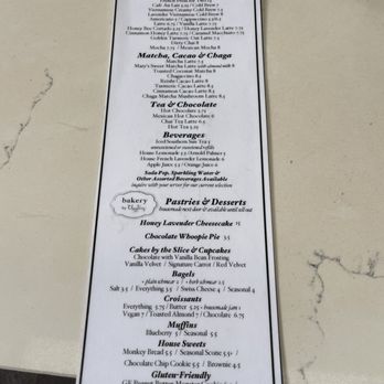 Clayton's Bakery & Bistro - drink menu - Bakeries Near Me - Coronado, California