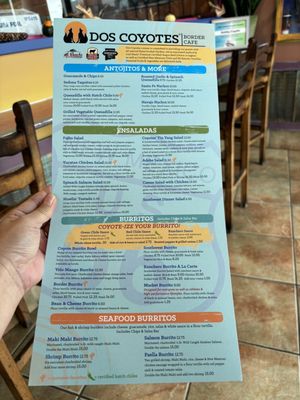 Menu photo 7 Dos Coyotes Border Cafe Folsom, CA Menu photo 7 Dos Coyotes Border Cafe Folsom, CA