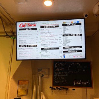 Cali Tacos - Menu - Mexican Near Me - Orange, California Cali Tacos - Menu - Mexican Near Me - Orange, California