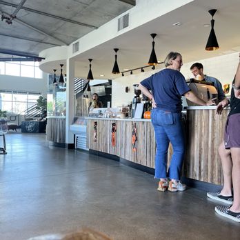 Humblemaker Coffee - workers chatting it up - Coffee & Tea Near Me - Seal Beach, California Humblemaker Coffee - workers chatting it up - Coffee & Tea Near Me - Seal Beach, California