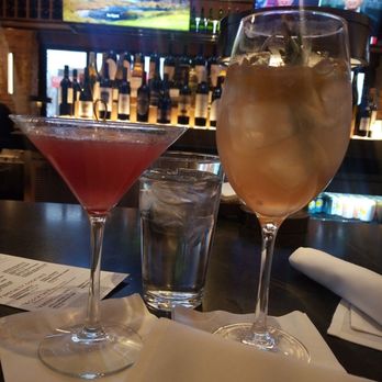 Seasons 52 - Hawaiian Cosmo and Honey Lavender Sangria - New American Near Me - Albuquerque, New Mexico