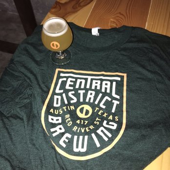Central District Brewing - Got a shirt to represent in Cali. - Breweries Near Me - Austin, Texas