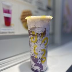 Happy Lemon - Grand Bazaar - Unshaken Ube black tea with rock salt cream