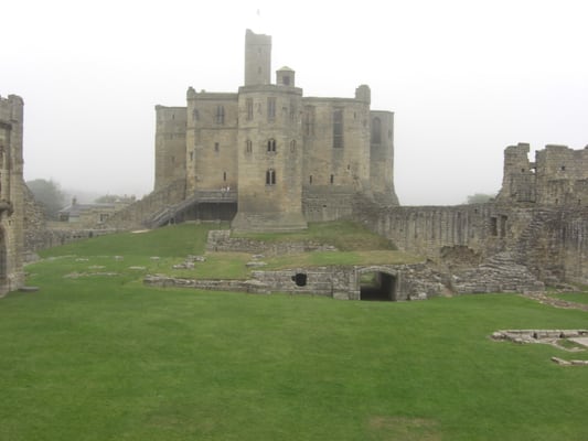 Warkworth Castle by null