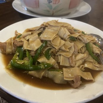 Hunan Chef - bean curd sheet with pork and jalepeno - Chinese Near Me - Pleasanton, California