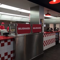 Five Guys - Counter & prep area.