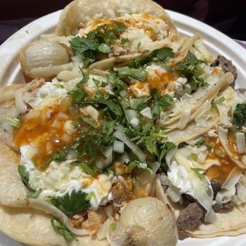 Tacos Jalisco - 2 chicken 2 steak add cheese and sour cream & avocado baby - Mexican Near Me - Benicia, California