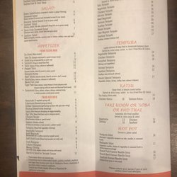 Thyme Japanese Cuisine - Meus