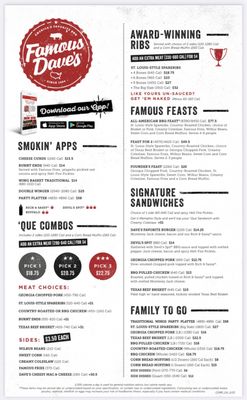 FAMOUS DAVE’S - Updated January 2026 - 1828 Abriter Ct, Naperville ...