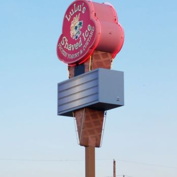 Lulu's Shaved Ice - Outside sign - Shaved Ice Near Me - Wentzville, Missouri