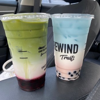 Rewind - Matcha Strawberry Matcha Latte and Rose Milk Latte - Bubble Tea Near Me - Chandler, Arizona Rewind - Matcha Strawberry Matcha Latte and Rose Milk Latte - Bubble Tea Near Me - Chandler, Arizona