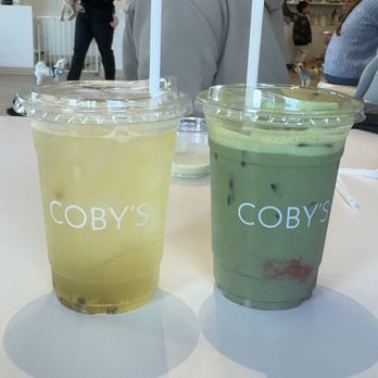 Coby’s Cafe - Passion fruit Strawberry matcha - Themed Cafes Near Me - Seattle, Washington Coby’s Cafe - Passion fruit Strawberry matcha - Themed Cafes Near Me - Seattle, Washington