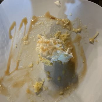 Welcome to the Oscar's Bistro - What was left out of the delicious tres leches piña colada cake - American Near Me - Montgomery, Texas