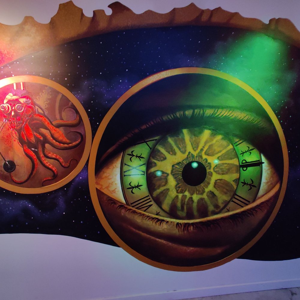 Escape Room Mystery - Good Artwork in the hallway - Escape Games Near Me - Cherry Hill, New Jersey