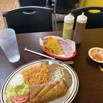 Chaparritos Restaurant 2 - Chimichanga dinner. - Mexican Near Me - Lafayette, Indiana