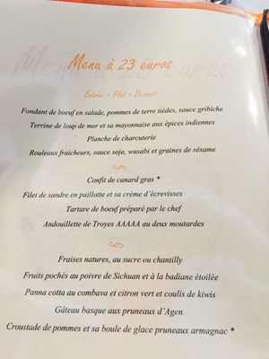 Menu photo 4 L'Auberge de Fourcès Gers, 17