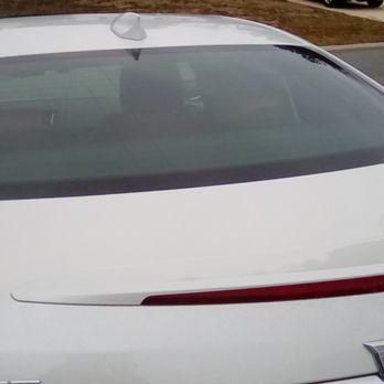 All Pro Window Tinting - Rear window before - Car Window Tinting Near Me - Townsend, Delaware