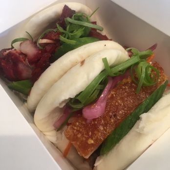 Baos Hog - Chashu Bao Bun (top left) & Bolsa Bao Bun - Chinese Near Me - Garden Grove, California
