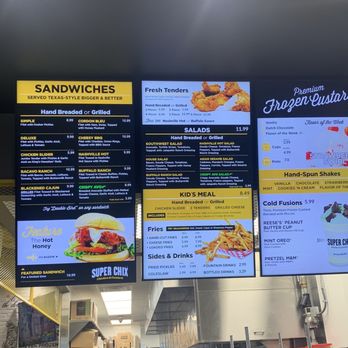 Super Chix - Menu - Sandwiches Near Me - Chesapeake, Virginia
