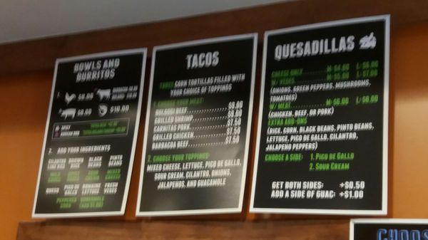 Menu photo 1 Burrito House Quantico, VA