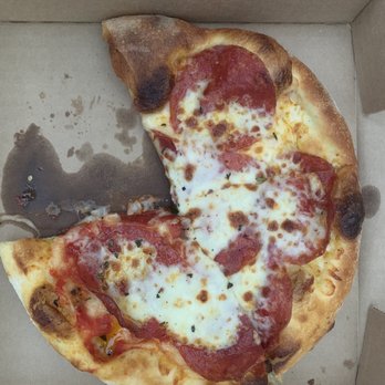 SPIN! Pizza - Double Pepperoni Pizza; sorry, I was very eager to eat that's why there's a slice missing! - Pizza Near Me - Richardson, Texas