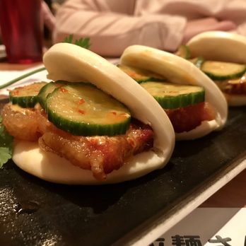 RAMEN-SAN - Pork Belly Mantou Bun - Ramen Near Me - Chicago, Illinois RAMEN-SAN - Pork Belly Mantou Bun - Ramen Near Me - Chicago, Illinois