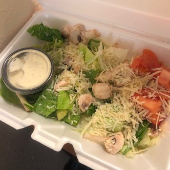 Danny Boys - Saddest $7 side Caesar salad ever!! Total rip off!! - Pizza Near Me - Sandusky, Ohio Danny Boys - Saddest $7 side Caesar salad ever!! Total rip off!! - Pizza Near Me - Sandusky, Ohio