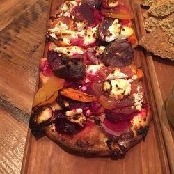 Eau Claire Distillery - Delicious Farm to table beet flat bread