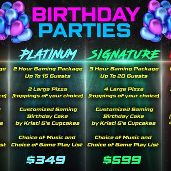 Game Time - Birthday party prices and options - Internet Cafes Near Me - Denton, Texas