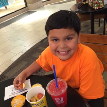 Wetzel's Pretzels - Pizza Bitz, cheese dip & a cherry Slushee!!!! It's how he gets down! - Pretzels Near Me - Montclair, California
