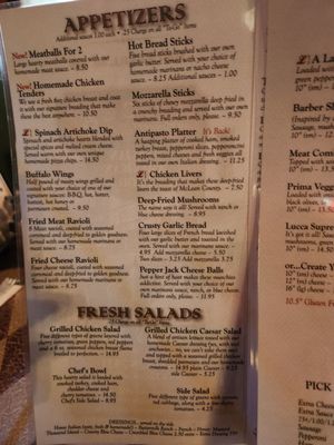 Menu photo 1 Lucca Grill Bloomington, IL Menu photo 1 Lucca Grill Bloomington, IL